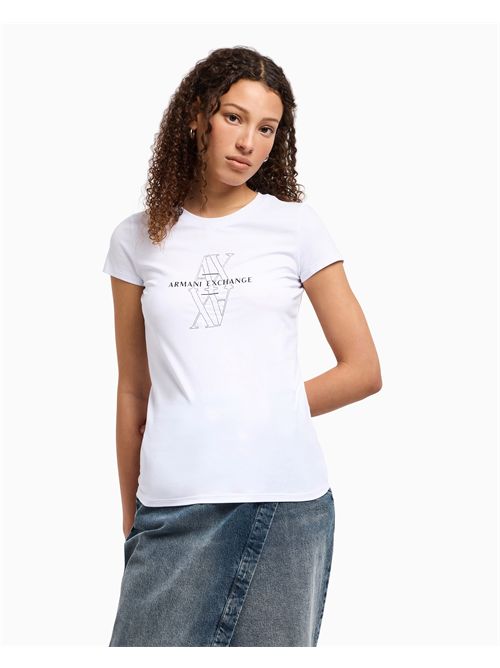 t-shirt donna bianca ARMANI EXCHANGE | XW000512AF11929/U0002